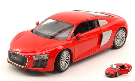 Welly - AUDI R8 V10 2016 RED 1:24 - Cod. WE24065R