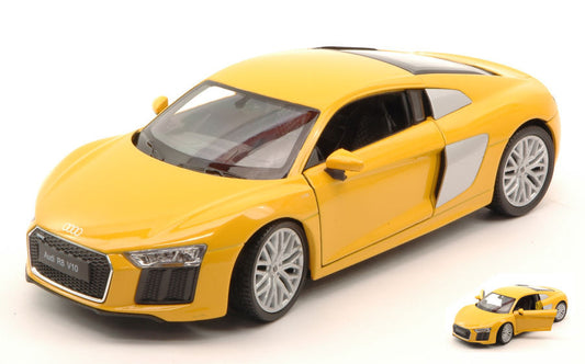 Welly - AUDI R8 V10 2016 YELLOW 1:24 - Cod. WE24065Y