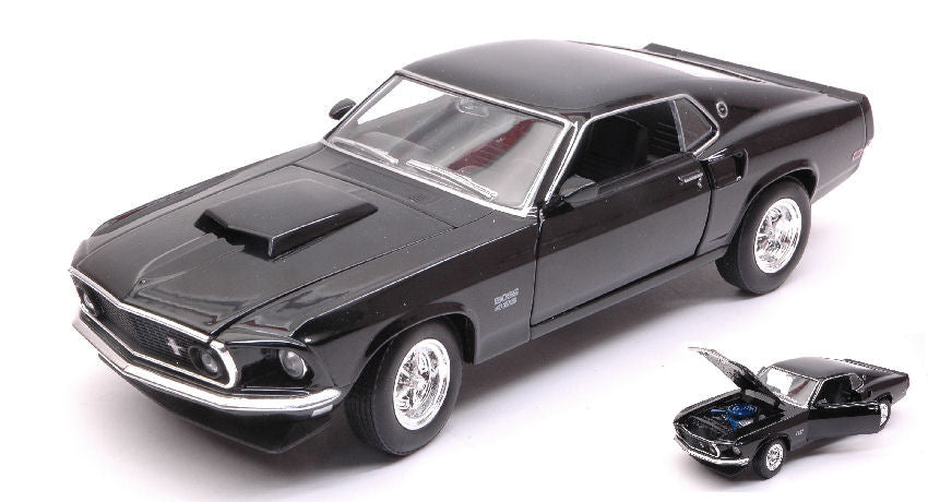 Welly - FORD MUSTANG BOSS 429 1969 BLACK 1:24-27 - Cod. WE24067BK