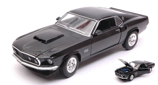 Welly - FORD MUSTANG BOSS 429 1969 BLACK 1:24-27 - Cod. WE24067BK