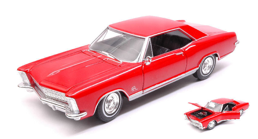 Welly - BUICK RIVIERA GRAN SPORT 1965 RED 1:24-27 - Cod. WE24072R