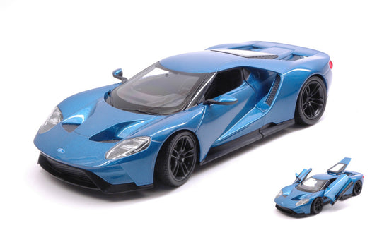 Welly - FORD GT 2017 METALLIC BLUE 1:24 - Cod. WE24082BL