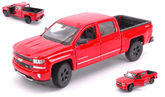 Welly - CHEVROLET SILVERADO RED 1:24-27 - Cod. WE24083R