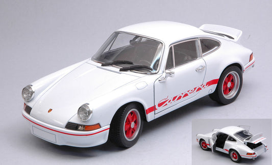 Welly - PORSCHE 911 CARRERA RS 2.7 1973 WHITE/RED 1:24 - Cod. WE24086W