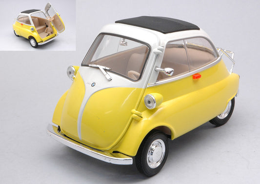Welly - BMW ISETTA 250 YELLOW/WHITE 1:18 - Cod. WE24096Y