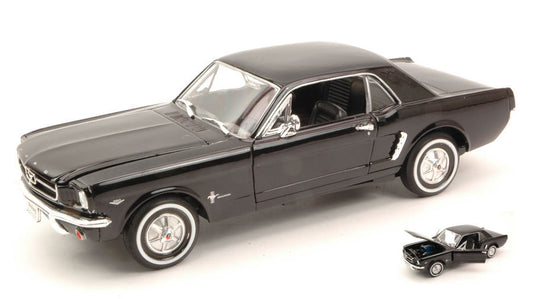Welly - FORD MUSTANG COUPE 1964 BLACK 1:24 - Cod. WE2451BK