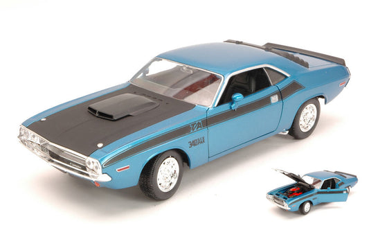Welly - DODGE CHALLENGER T/A 1970 BLUE/BLACK 1:24 - Cod. WE4029BL