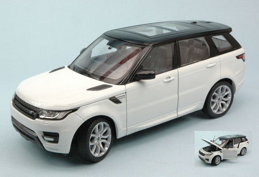 Welly - RANGE ROVER SPORT 2014 WHITE/BLACK 1:24 - Cod. WE4059W