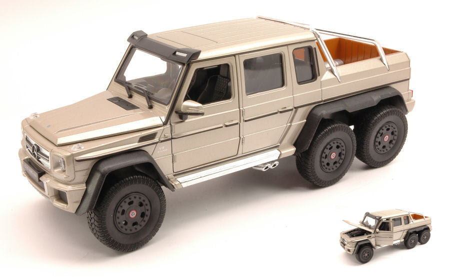 Welly - MERCEDES AMG G63 6x6 2014 METALLIC BEIGE 1:24-27 - Cod. WE4061G