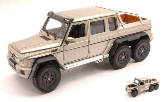 Welly - MERCEDES AMG G63 6x6 2014 METALLIC BEIGE 1:24-27 - Cod. WE4061G