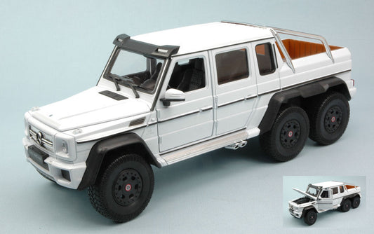Welly - MERCEDES AMG G63 6x6 2014 WHITE 1:24 - Cod. WE4061W