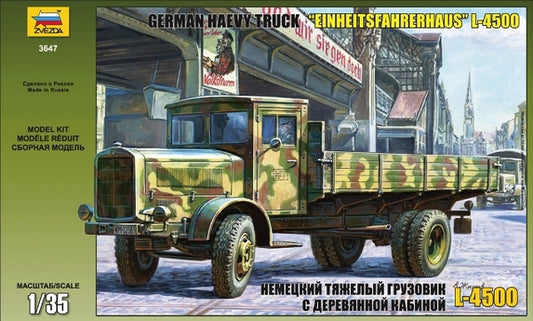 Zvezda - GER.HEAVY TRUCK L-4500S EINHEITSKABINE KIT 1:35 - Cod. Z3647
