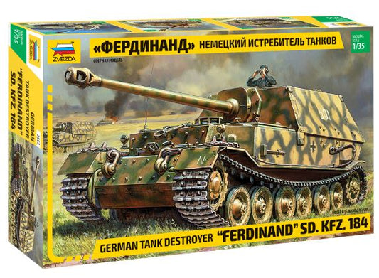Zvezda - FERDINAND SD.KFZ 184 KIT 1:35 - Cod. Z3653