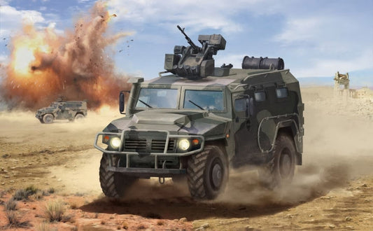 Zvezda - GAZ TIGER WITH ARBALET KIT 1:35 - Cod. Z3683