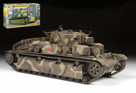 Zvezda - T-28 HEAVY TANK KIT 1:35 - Cod. Z3694