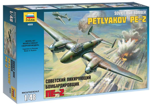 Zvezda - PETLYAKOV PE-2 KIT 1:48 - Cod. Z4809