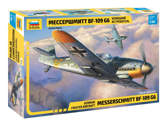 Zvezda - MESSERSCHMITT BF-109 G6 KIT 1:48 - Cod. Z4816