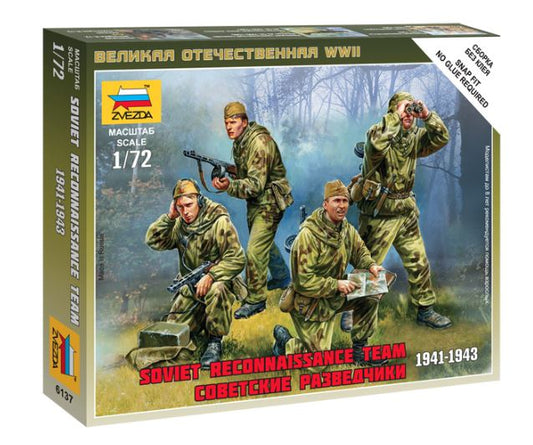 Zvezda - SOVIET RECONNAISSANCE TEAM 1941-43 KIT 1:72 - Cod. Z6137