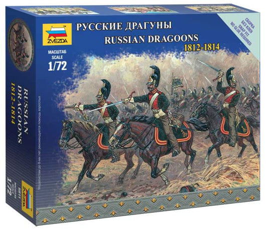 Zvezda - RUSSIAN DRAGONS (NAPOLEONIC WARS) KIT 1:72 - Cod. Z6811