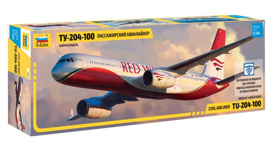 Zvezda - TUPOLEV TU 204-100 KIT 1:144 - Cod. Z7023