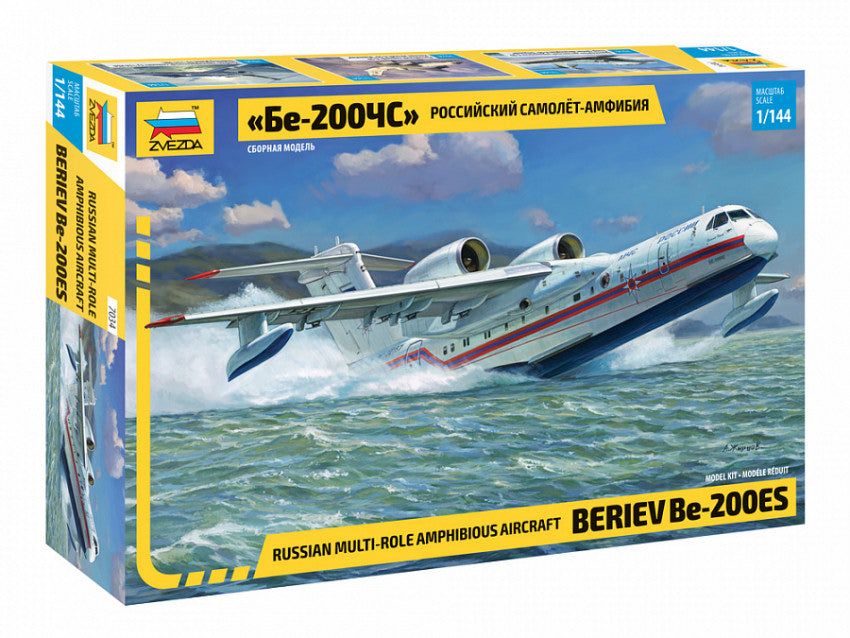 Zvezda - BERIEV BE-200 AMPHIBIOUS AIRCRAFT KIT 1:144 - Cod. Z7034
