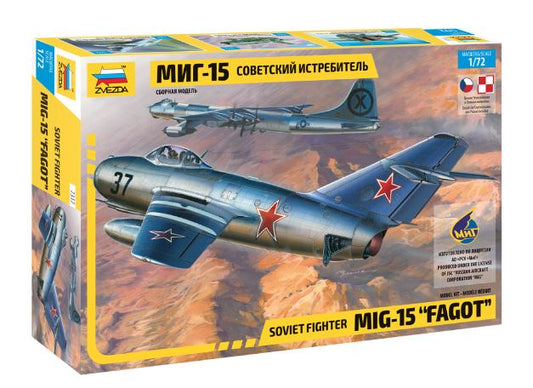Zvezda - MIG-15 "FAGOT" KIT 1:72 - Cod. Z7317