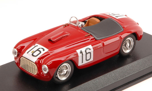 Art Model - FERRARI 166 SPYDER N.16 WINNER 12H PARIGI 1950 CHINETTI-LUCAS 1:43 - Cod. AM0227