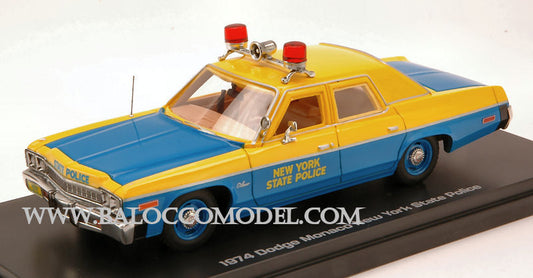 Auto World - DODGE MONACO NEW YORK STATE POLICE 1974 1:43 - Cod. AWR1150
