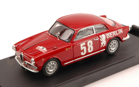 Bang - ALFA ROMEO GIULIETTA SV N.58 11th RALLY SESTRIERE 1958 SCHRAMM-FALK 1:43 - Cod. BG7206