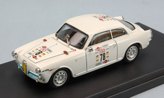 Bang - ALFA ROMEO GIULIETTA 2moT N.78 MONTECARLO-SESTRIERE 1987 TESS.-MOLL.1:43 - Cod. BG7294