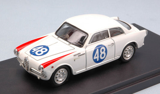 Bang - ALFA ROMEO GIULIETTA 1mo T N.48 20th TARGA FLORIO 1960 COCO-SABBIA 1:43 - Cod. BG7345