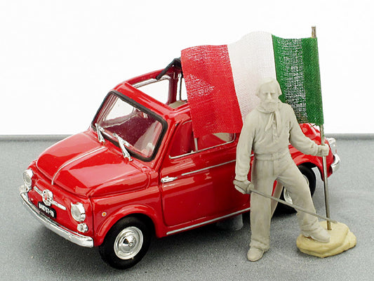 Brumm - FIAT 500 150mo UNITA' D' ITALIA GARIBALDI 1:43 - Cod. BMAS150