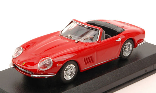 Best Model - FERRARI 275 GTB/4 SPIDER 1966 RED 1:43 - Cod. BT9003R