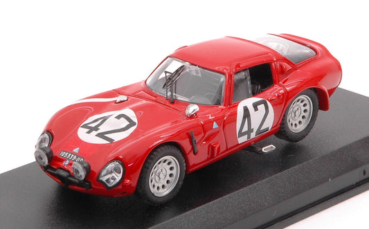 Best Model - ALFA ROMEO TZ 2 N.42 44th LM 1965 "GEKI" RUSSO-ZUCCOLI 1:43 - Cod. BT9184