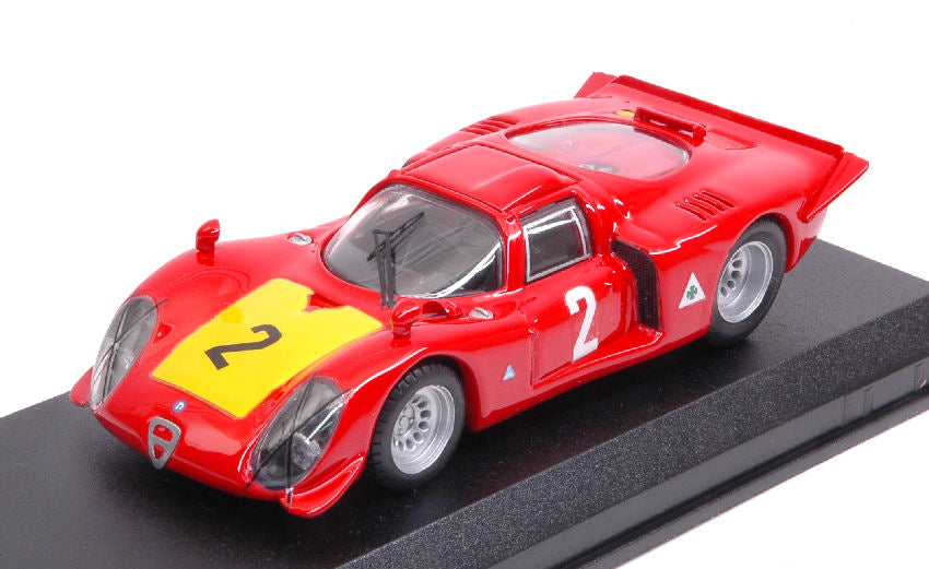 Best Model - ALFA ROMEO 33.2 N.2 3rd 500 KM IMOLA 1968 M.CASONI-S.DINI 1:43 - Cod. BT9186