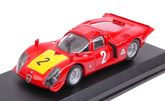 Best Model - ALFA ROMEO 33.2 N.2 3rd 500 KM IMOLA 1968 M.CASONI-S.DINI 1:43 - Cod. BT9186