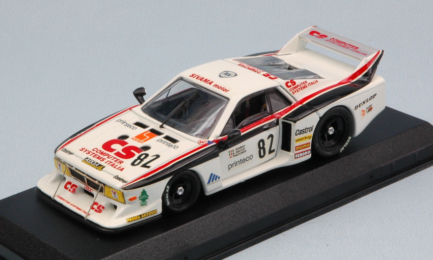 Best Model - LANCIA BETA MONTECARLO N.82 MONZA 1982 DACCO -GIUDICI-THATCHER 1:43 - Cod. BT9192