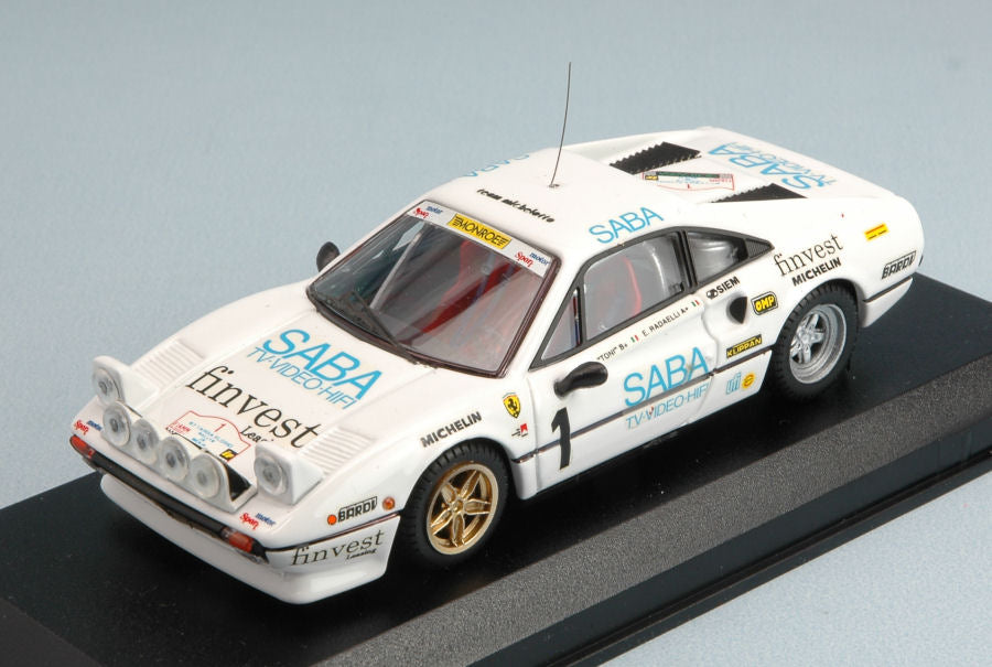 Best Model - FERRARI 308 GTB N.1 TARGA FLORIO 1983 TONY-RADAELLI 1:43 - Cod. BT9211