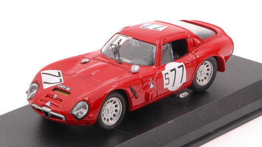 Best Model - ALFA ROMEO TZ2 N.77 13th 1000 KM NURBURGRING 1966 BIANCHI-SCHULTZE 1:43 - Cod. BT9229