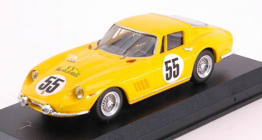 Best Model - FERRARI 275 GTB N.55 ACCIDENT 84 H NURBURGRING 1966 BIANCHI-DE KEIN 1:43 - Cod. BT9280