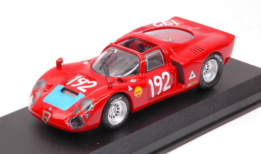 Best Model - ALFA ROMEO 33.2 SP N.192 2nd TARGA FLORIO 1968 CASONI-BIANCHI 1:43 - Cod. BT9286