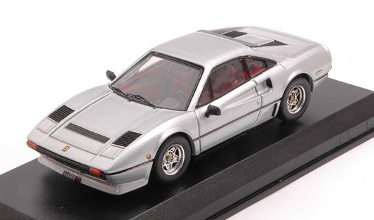 Best Model - FERRARI 208 GTB TURBO 1982 SILVER 1:43 - Cod. BT9338