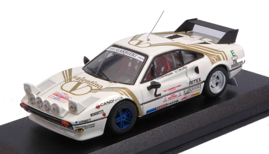 Best Model - FERRARI 308 GTB N.2 3rd RALLY MONZA 1984 B.WALDEGAARD-C.BILLSTAM 1:43 - Cod. BT9354