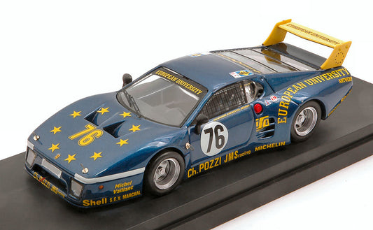 Best Model - FERRARI 512 BB N.76 10th LM 1980 XHENCEVAL-DIEUDONNE -REGOUT 1:43 - Cod. BT9364