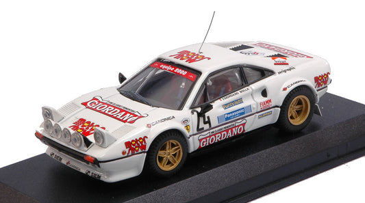 Best Model - FERRARI 308 GTB N.24 5th RALLY 4 REGIONI 1983 GIORDANO-BOLLA 1:43 - Cod. BT9366
