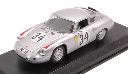 Best Model - PORSCHE ABARTH N.34 7th LM 1962 E.BARTH-H.HERRMANN 1:43 - Cod. BT9381