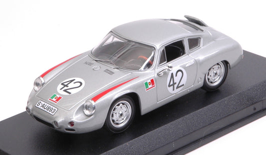 Best Model - PORSCHE ABARTH N.42 6th TARGA FLORIO 1962 H.HERRMANN-H.LINGE 1:43 - Cod. BT9384