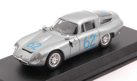 Best Model - ALFA ROMEO TZ 1 N.62 17th TARGA FLORIO 1964 A.NICODEMI-F.LESSONA 1:43 - Cod. BT9400