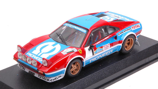 Best Model - FERRARI 308 GR.4 N.1 2nd TARGA FLORIO 1982 ANDRUET-"BICHE" 1:43 - Cod. BT9421