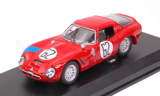 Best Model - ALFA ROMEO TZ2 N.62 12 H SEBRING 1966 BIANCHI-CONSTEN 1:43 - Cod. BT9451